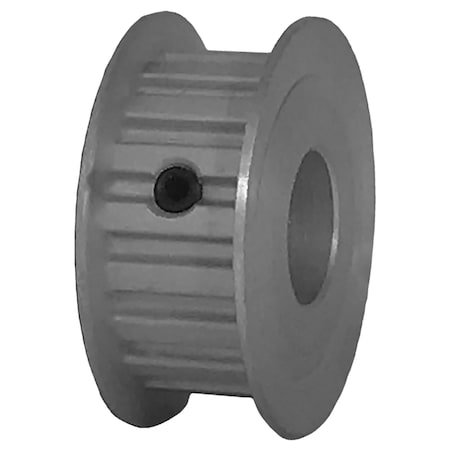 B&B Manufacturing 18XL037-3FA6, Timing Pulley, Aluminum, Clear Anodized 18XL037-3FA6